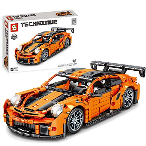 YANYUESHOP Technic Car Building Blocks, 1220 Piece MOC Racing Car 