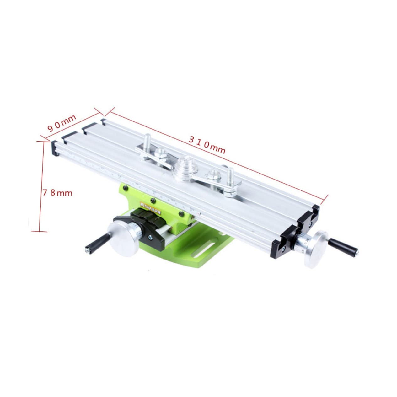 Artibetter Mini Prensa De Mesa Para Fresadora Con Sistema De Deslizamiento X-y Mesa De Trabajo Para Taladro De Banco Para Trabajo En Metal y Madera