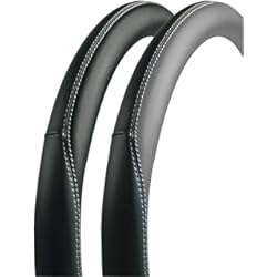 Funda Volante Opel Astra Lam33115var-306203 - Funda para Volante Club premi en Cuero sintético Perforado y Transpirable Color Negro TAMAÑO 35-37 CM