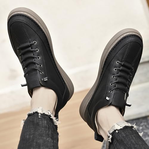 Men's Invisible Height Increasing Elevator Shoes 2.36 Inches Taller Casual Sneakers Leather Oxford Dress Shoes4