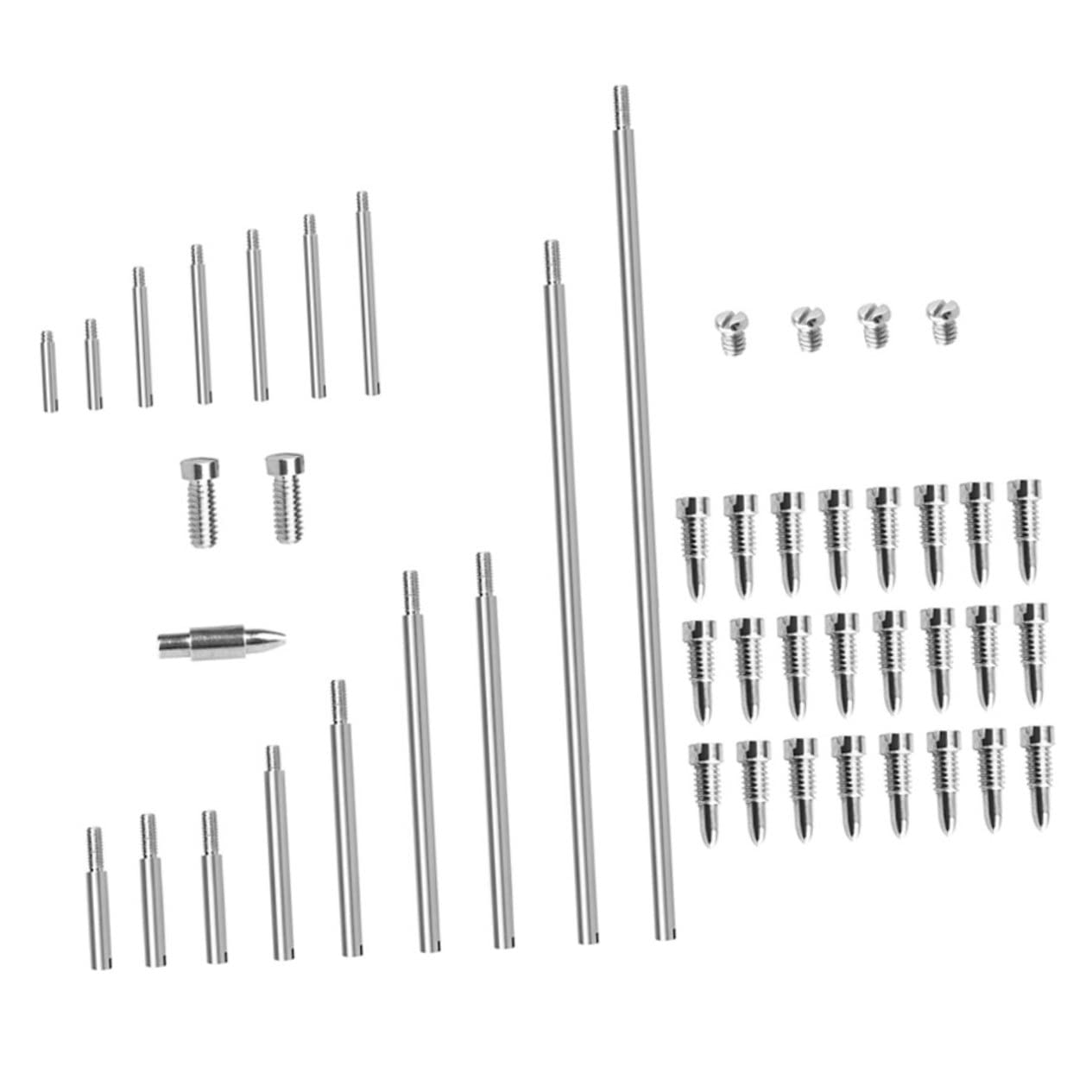 TOYANDONA 4sets Accessori Per Riparazione Sax Kit Completo Di Viti e Aste Filettate Per Strumenti Fiato