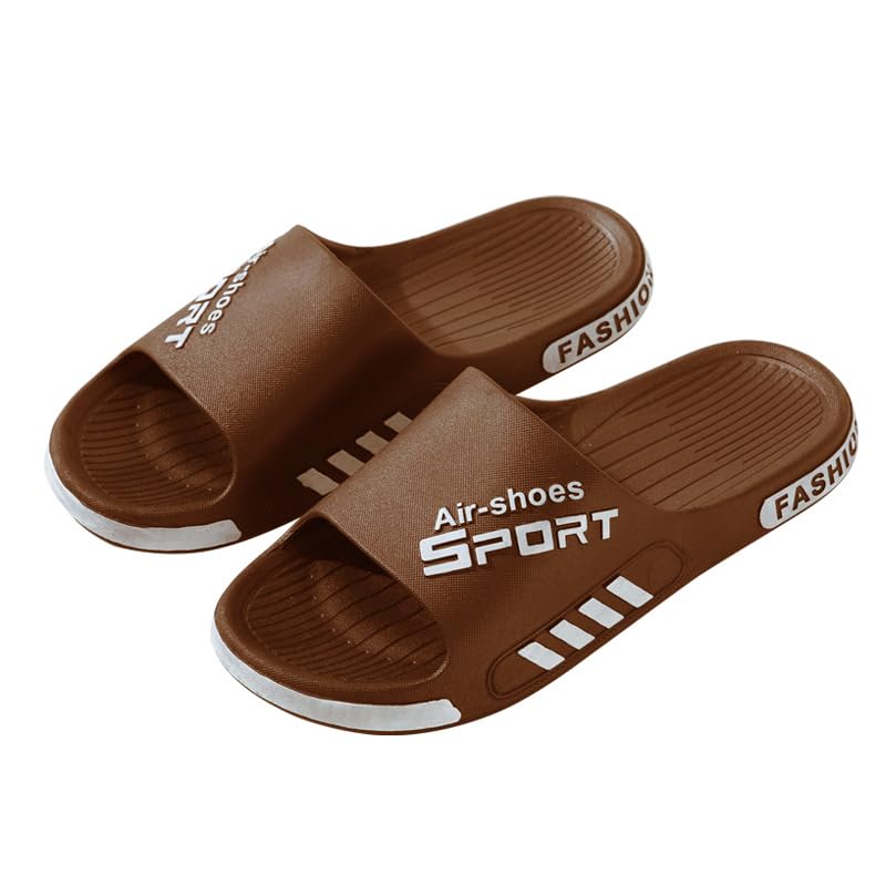Mens Slippers Outdoor Athletic Sandals Fashion Sport Soft Slides Summer Beach Shoes