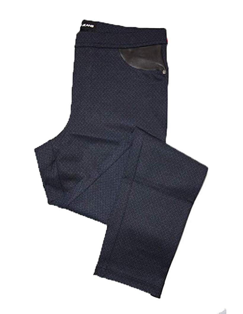 DKNY Pull On Ponte Pant Navy Multi S