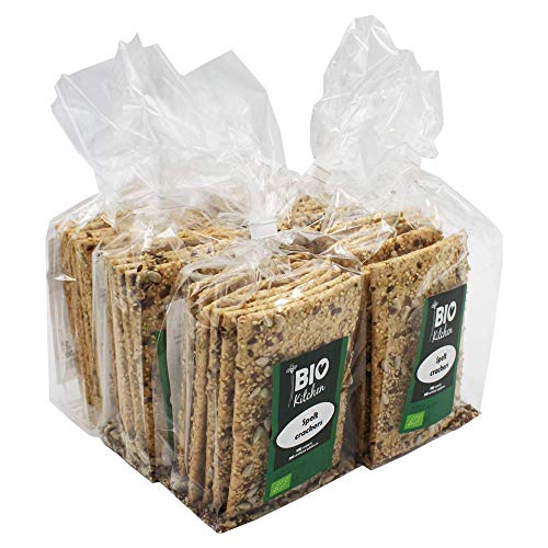 BioKitchen - Tostadas crujientes de espelta ecológicas (6 paquetes 200 g)