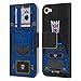 Head Case Designs Licenciado Oficialmente Transformers Soundwave Alternate Mode Carcasa de Cuero Tipo Libro Compatible con Apple Touch 6th Gen/Touch 7th Gen