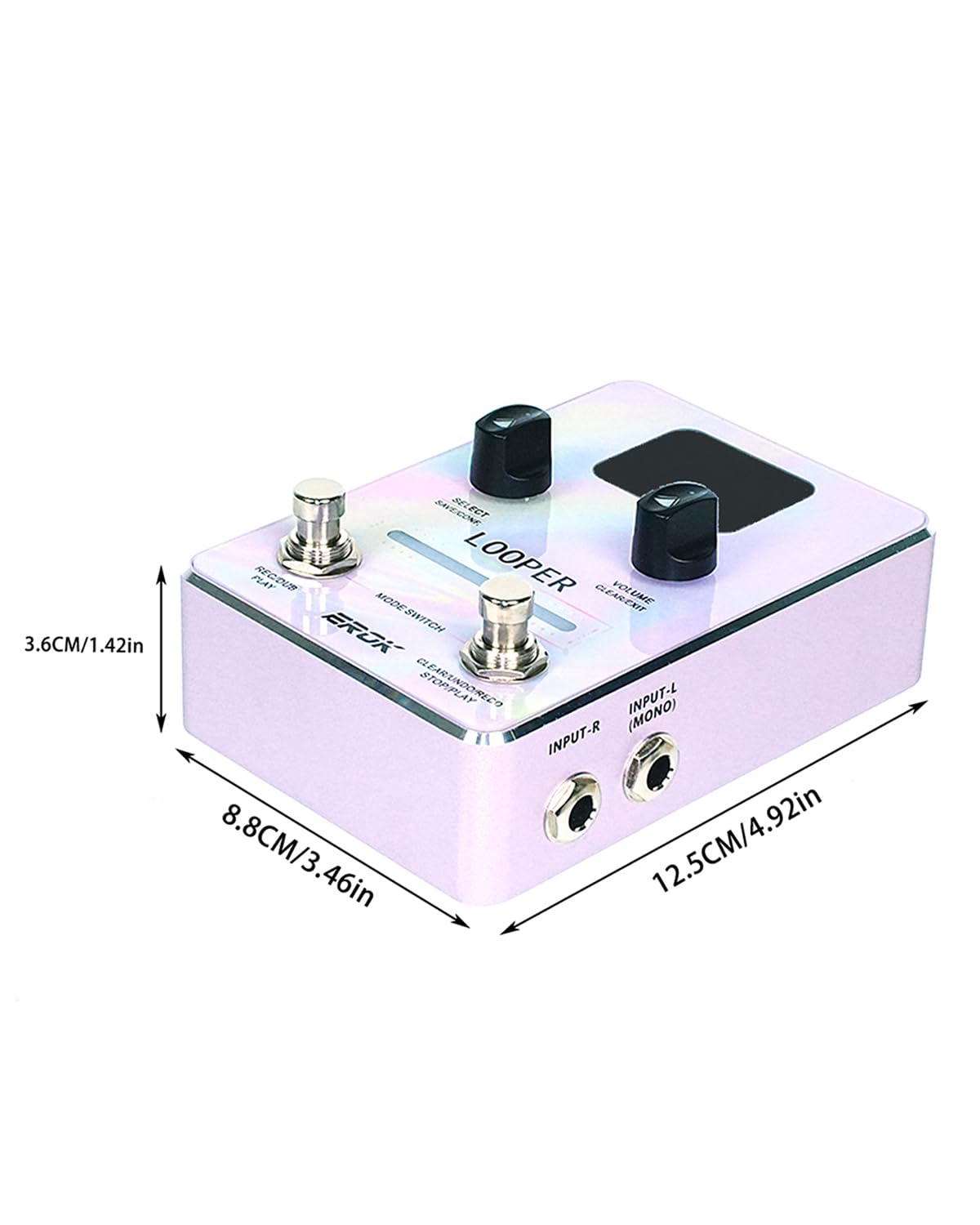 Amazon.com: EROK Looper Guitar Pedal, XS-02 Looper Pedal with 40