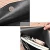 Enyuwlcm PU Leather A4 File Folder Document Holder Envelope Folder Case with Snap Closure for Receipt Contract Black