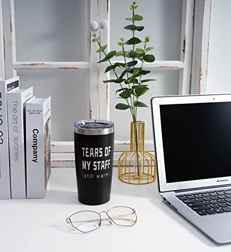ARIABLE Tears of My Staff – Funny Gifts for Boss from Employee – Best Birthday Present Ideas for World Best Boss Ever, Assistant, Men, Women, Principal, Bosses Day, Office