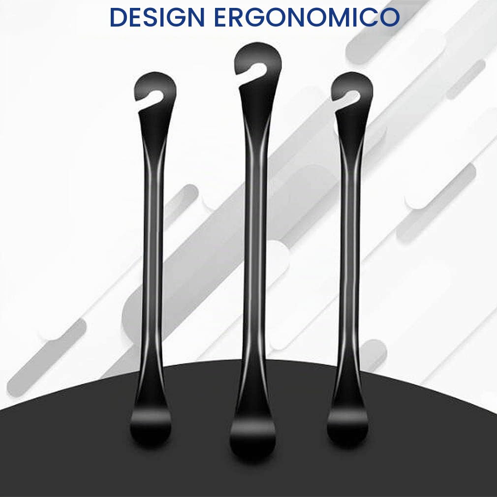 Smontaggio pneumatici Velo, 3 PZ Francaise Smontaggio Pneumatici Velo a Forma di Gancio in Acciaio, Leve per Pneumatici da Bicicletta, Pinza Pneumatico per MTB/BMX