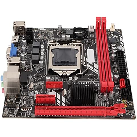 Bewinner B75M Motherboard LGA1155, M ATX DDR3 Motherboard mit 5.1 Kanal Soundkarte, 100M Netzwerkkarte Cover