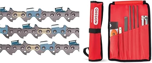 Miniatura 7 de Oregon Cadena de motosierra L68 ControlCut para barra de 18 pulgadas 68 eslabones de transmisión La cadena de retroceso bajo se adapta a varios