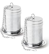 Infuseur à Thé En Acier Inoxydable 304 – Filtre à Mailles Fines Avec Couvercle, Pour Tasse, Théière Ou Bouteille