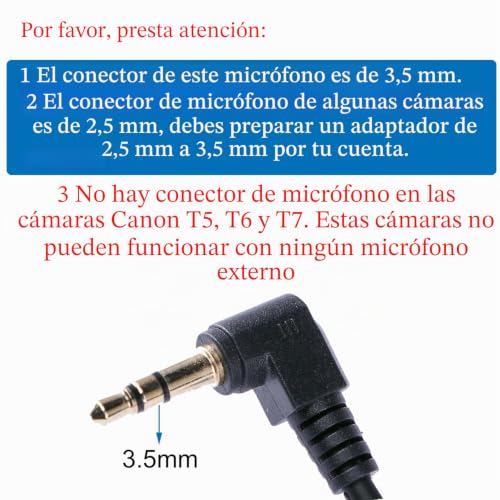 Micrófono de escopeta Nicama SGM8S elimina el ruido ambiental en videocámaras Sony y DSLR 2