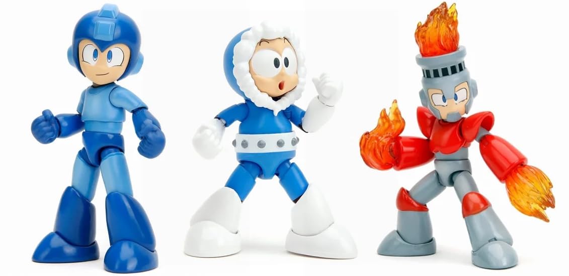 Amazon.co.jp: メガマン・アイスマン・ファイヤーマン 3体セット 