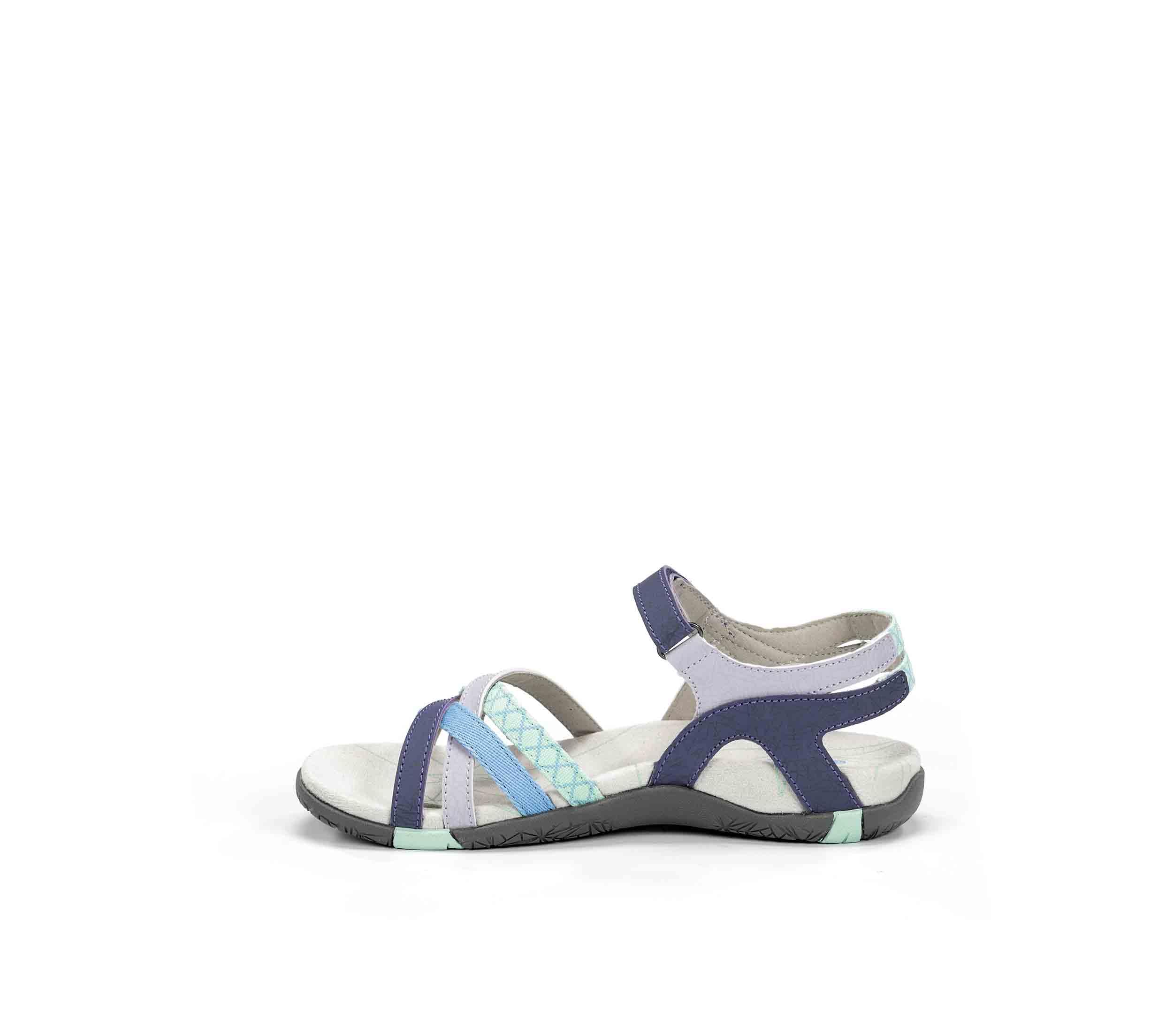CHIRUCA Malibu 25 Sandales synthétiques pour femme Bleu marine/vert
