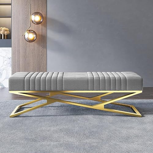 Banco de Entrada de Alta Gama, Banco de Almacenamiento de Zapatos de acrílico, Banco al Final de la Cama, Organizador 100 x 40 x 45 cm (tamaño: 120 x 40 x 45 cm (47 x 16 x 18 pulga