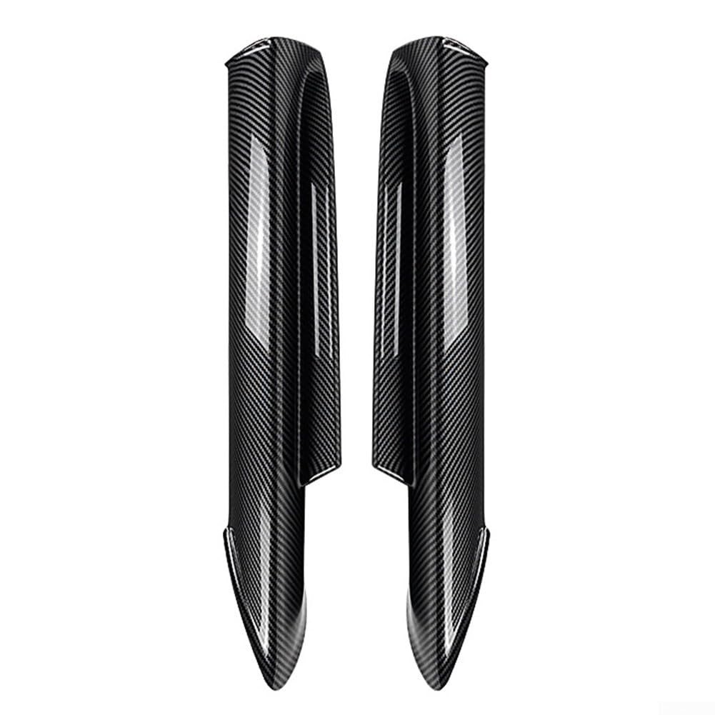 2x Frontstoßstangen-Lippen-Splitter Für BMW 3er E90/E91 2005–2008 – Glänzend Schwarz Oder Carbon-Optik, PP-Kunststoff, Einfach Montiert, Aerodynamisch