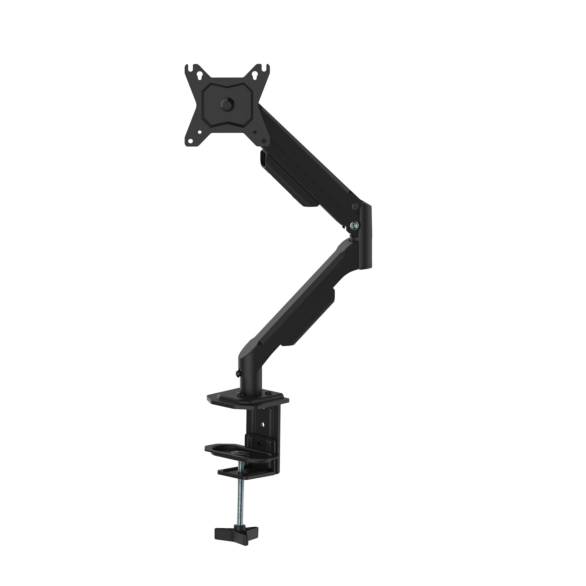 Atlantis P022-D306ASN GAS Lift Supporto e Braccio per Monitor PC singolo da 13" a 32",Max 8Kg. Altezza regolabile, snodabile. Inclinaz +/- 45°, Pivot +/- 180°, Rotaz 360° e Giro 180°. Vesa 75/100.