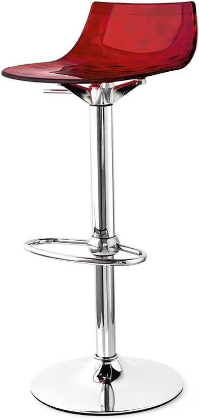 Connubia Ice Collection Stools, 16.73" L x 16.34" W x 30-38.58" H