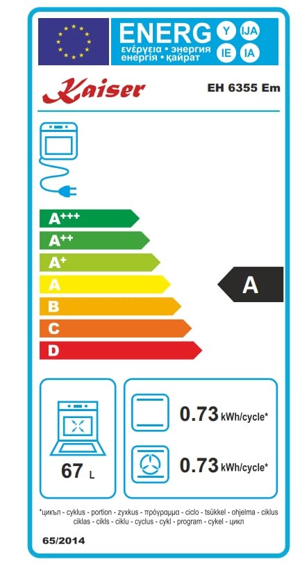 Kaiser Autarkes Induktion Herdset Empire Eh 6355 Em Retro Einbau Backofen Mit Selbstreinigung/Drehspieß/KCT 6705 Induktionskochfeld 60 cm/Facetten/Booster/67L – Bild 7