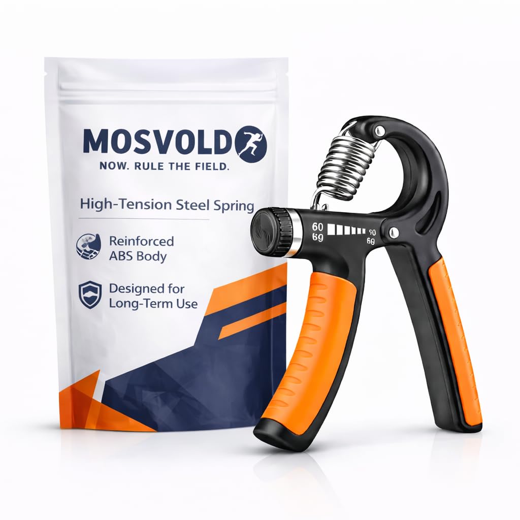 Heavy Duty Hand Grip Strengthener 5–60 KG | Steel Spring Grip Trainer with Non-Slip Handles | Premium Forearm, Wrist & Finger Workout Tool-image-46