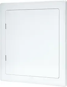 QWORK Painel de acesso para drywall – Porta de acesso de plástico de 25 x 25 cm, painel de acesso de parede removível compatível com sistemas de encanamento e HVAC