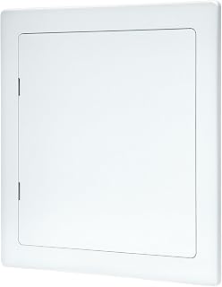 QWORK Access Panel for Drywall - 10x10 Inch Plastic Access Door, Removable Wall Access Panel Compatible with Plumbing & HVAC Systems