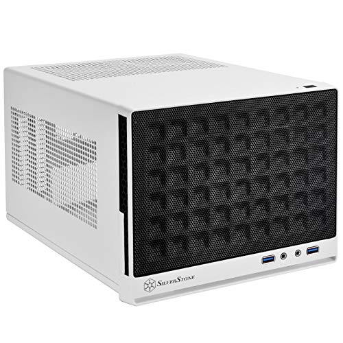 Image of Silverstone Technology Mini-DTX, Mini-ITX Small Form Factor Computer Case SG13WB Black /White