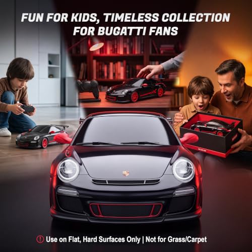 Image of BEZGAR 1:24 Porsche RC Car for Boys Officially Licensed Porsche 911 GT3 RS