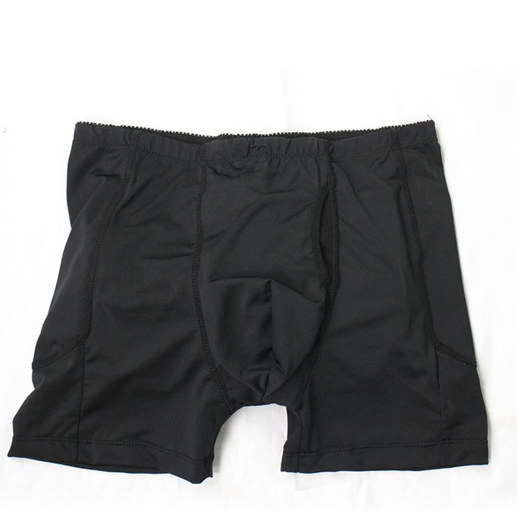 Hombres Acolchado Potenciador de Glúteos Ropa Interior Potenciador de Cadera Pantalones Cortos Fajas, Almohadillas Desmontables Calzoncillos Moldeadores, S-6XL