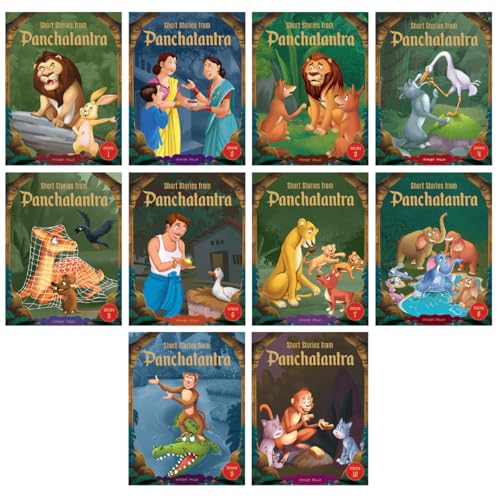 Short Stories From Panchatantra - Collection of 10 Books: Abridge...