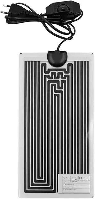 CENPEK 15x28cm Warmtemat voor Terrarium met Thermostaat - 14W