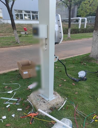 Colonne de connecteur extérieur robuste avec support de chargeur mural VE