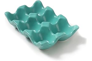 6 Cups Stackable Airmoon Egg Tray Holder Set