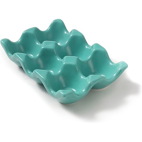 6 Cups Stackable Airmoon Egg Tray Holder Set