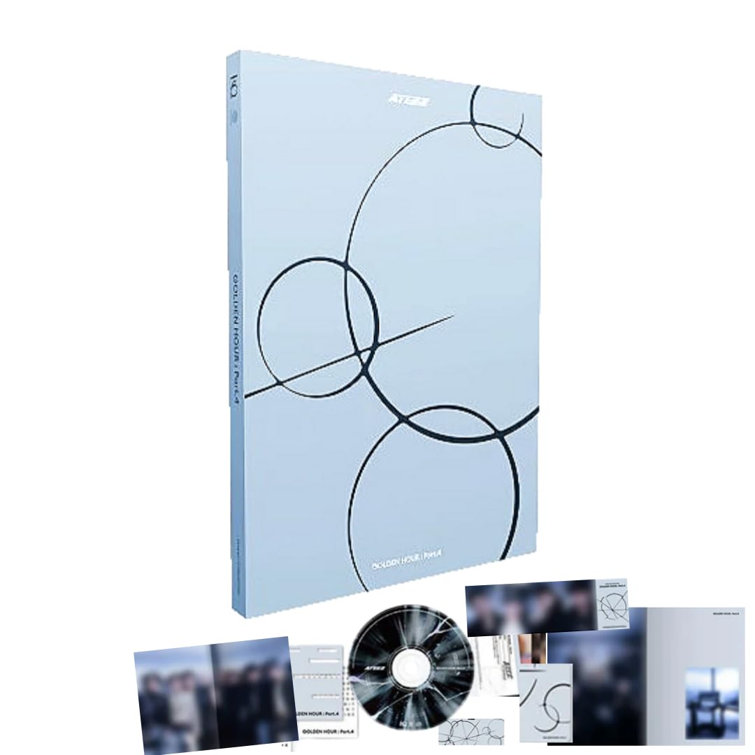 Amazon.com: ATEEZ GOLDEN HOUR Part.4 Album [Z Ver.] Photobook + CD