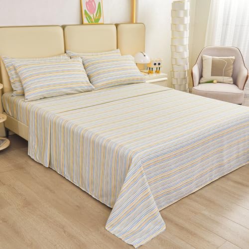 Mooreeke Striped Queen Bed Sheets thumb #6