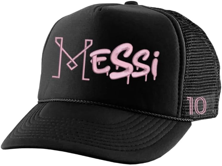 ALLNTRENDS Miami 10 Trucker Hat Miami Soccer Cap Embroidered Fan Hats