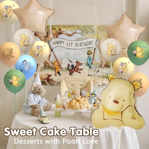 Lot 33 ballons Winnie Bear classiques 30,5 cm garçons filles - 5