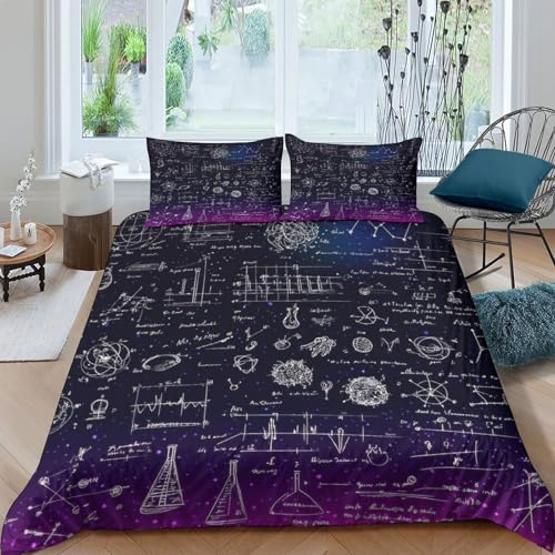 Housse de couette science en microfibre premium finition fermeture invisible - 2