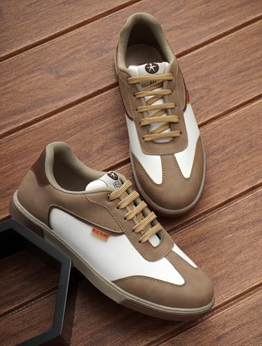 Image of HEALTH FIT Softest Cushioned Sneakers Supreme Comfort Fashion Sneakers for Men's Low Top Sneakers Sophisticated Style Versatile Design 149