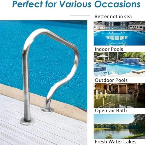 Pool handrail pour éliminer le risque de chute sur les marches de piscine