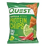 Tortilla Style Protein Chips, Chili Lime, Baked, 1.1 Ounce (12 Count) - 1
