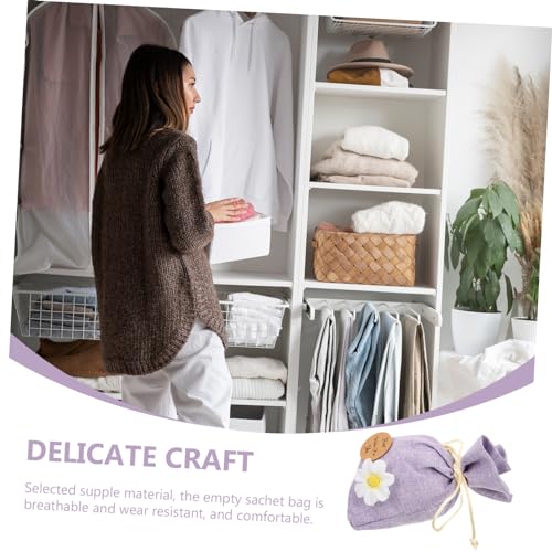 10 bolsas de sachet vacías de lavanda, reutilizables miniatura 2