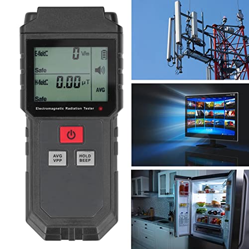 Detector portátil EMF con pantalla LCD digital miniatura 7