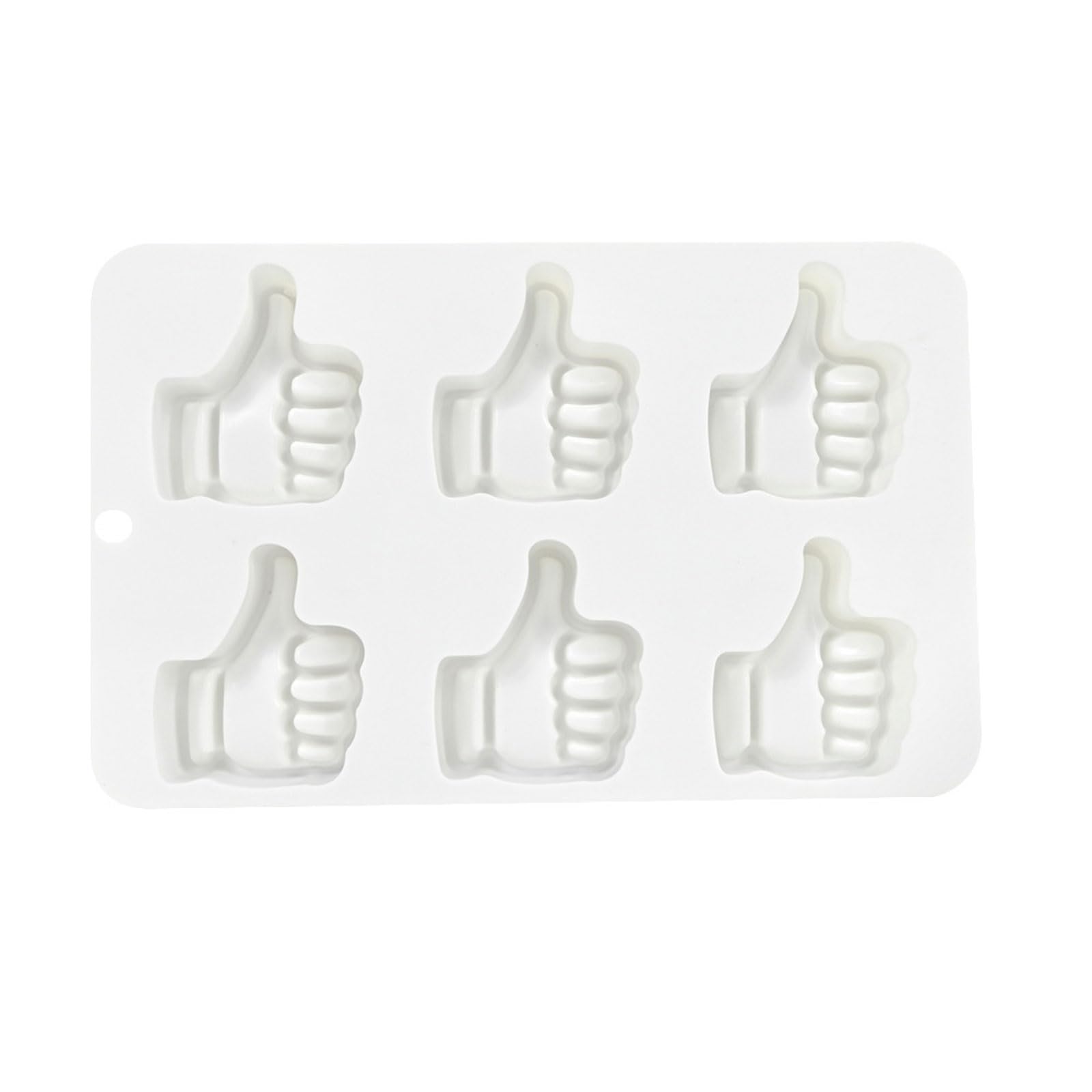 Kalttoy 6 Cavity Thumb Up Silicones Molds for Cake Dessert Making Creative Baking Tool Food Safe Flexible Design Flexible Silicones Molds for Baking &