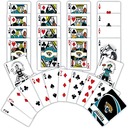 MasterPieces Adult Playing Cards - Official NFL Jacksonville Jaguars Deck, Standard Size by Masterpieces - Used condition - Image 4