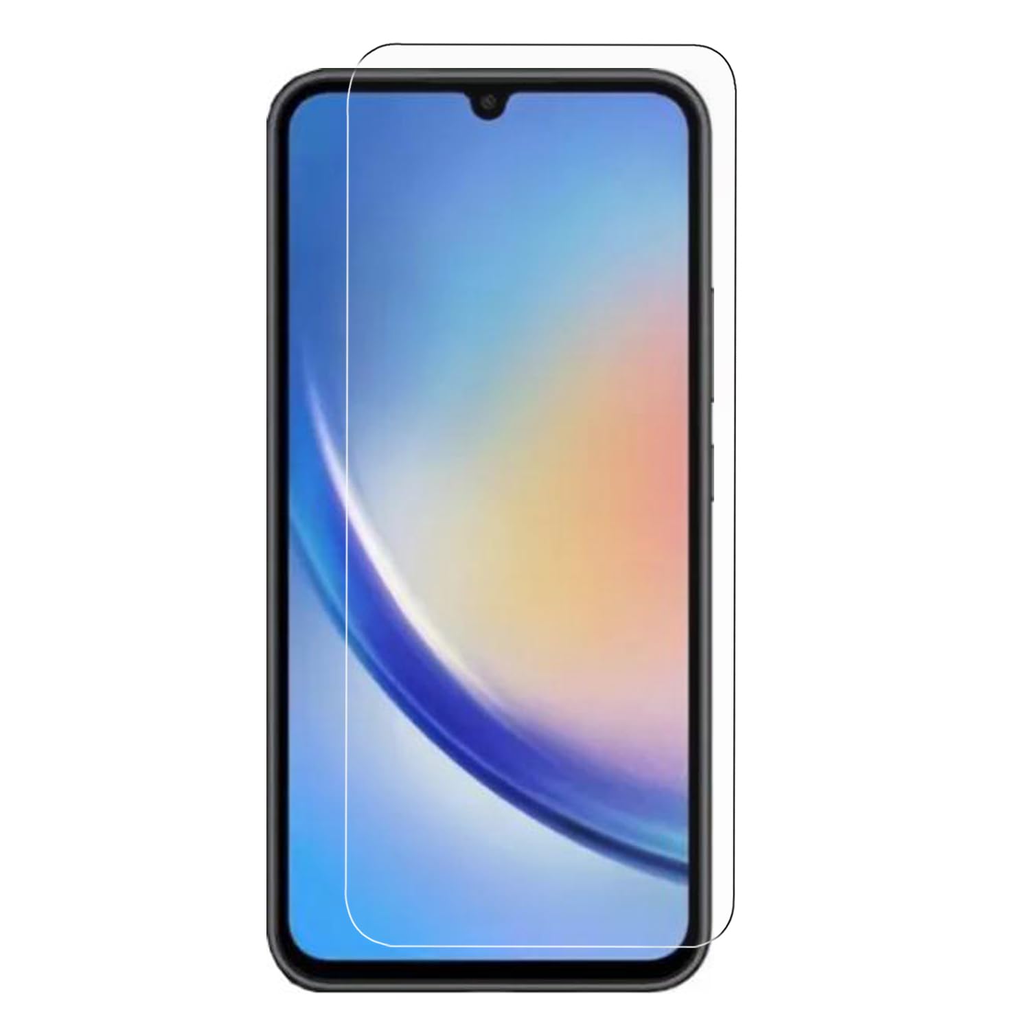 100X Protector Pantalla para Samsung Galaxy A34 5G | Cristal templado movil | Antiarañazos | Antihuellas | Dureza 9H | Ultra fino | Ultra Transparente | Ultra Resistente