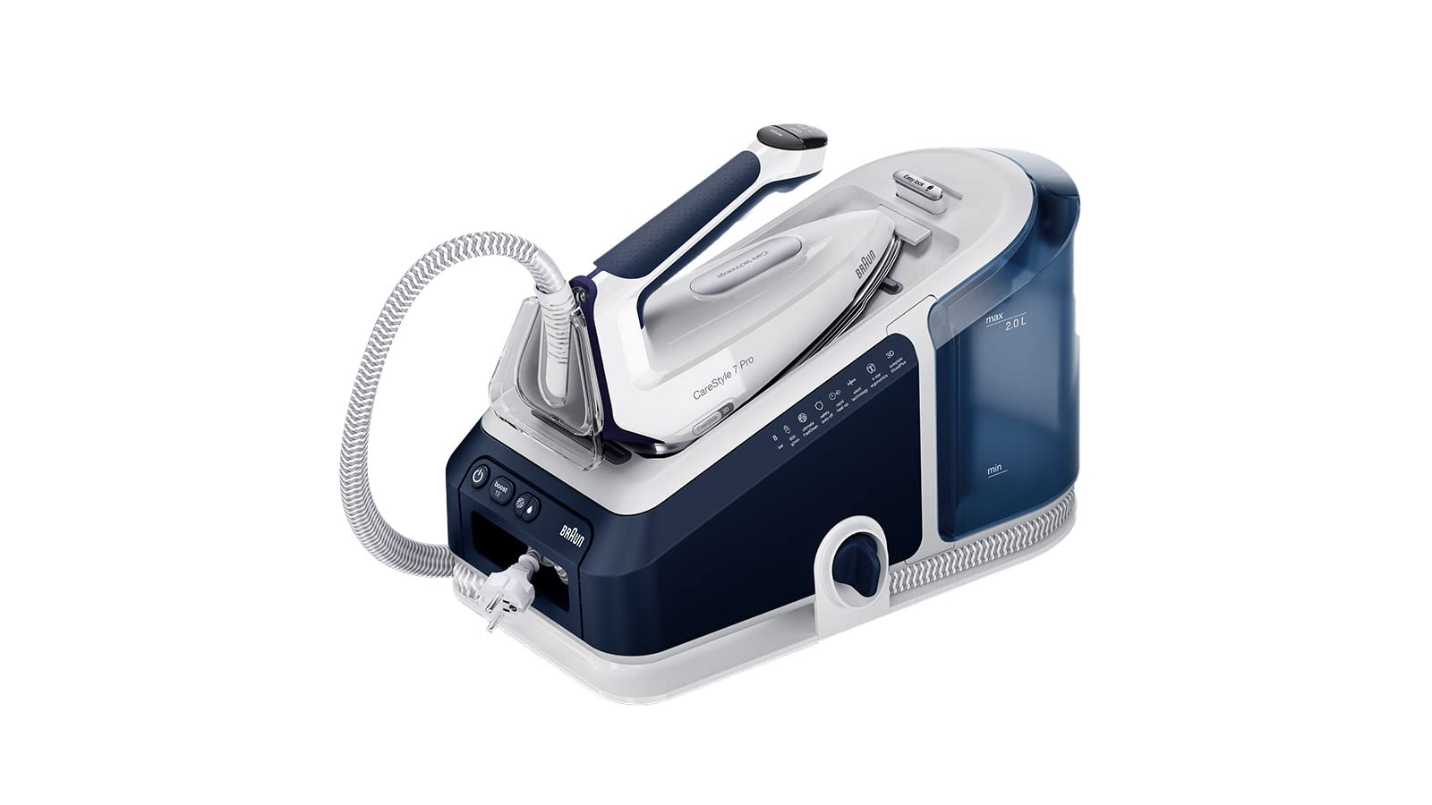 Braun Blue Steam Generator Iron, 8 Bar Carestyle 7 Pro In
