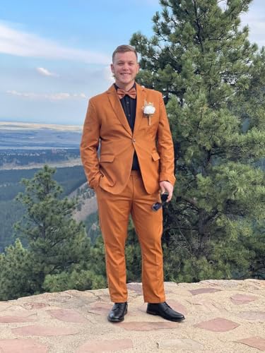 Men's 3 Piece Regualr Fit One Button Formal Business Men Suit Groomsman Tuxedos for Wedding(Blazer+Vest+Pant)4